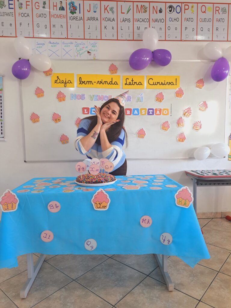 Festa Da Letra Cursiva Acervo Da Profe Pedagoga Maiara Milioli