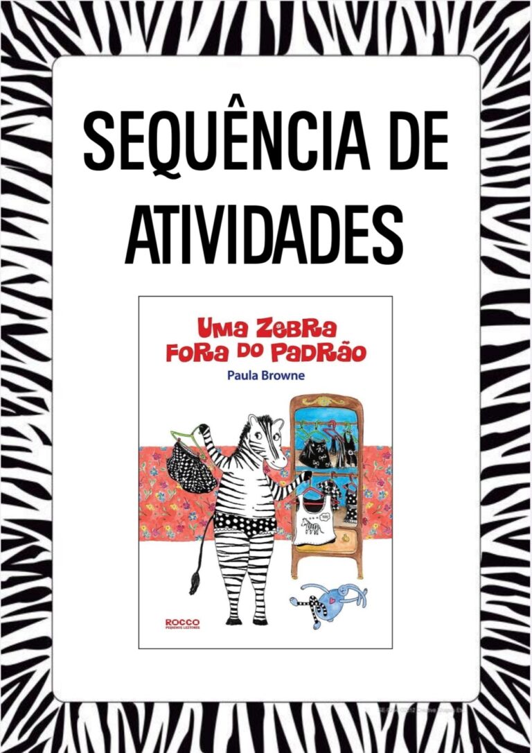 Sequência didática Uma zebra fora do padrão – Acervo da Profe ...